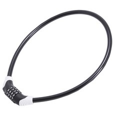 輕巧自行車密碼鎖, 1個, 黑色