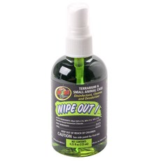 ZOO MED 妻子1玻璃容器和小型動物籠式Disnean Denean pectant清潔劑和除臭劑衛生產品, 1個, 125毫升