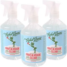 Rebel Green 蔬菜水果清潔劑, 3個, 503ml