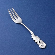 凡爾賽生活精品 玫瑰花造型水果叉 不鏽鋼材質