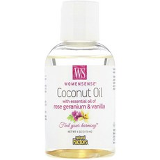 Natural Factors Woman Sense 椰子油玫瑰天竺葵和香草精, 1個, 115ml