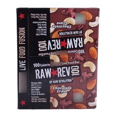 RAW REVOLUTION 穀物棒, 22g, 20份, Chocolate Crave