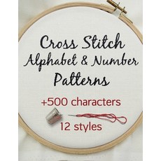 (英文圖書) Cross Stitch Alphabet & Number Patterns 平裝版, Artsy Betsy, 英文