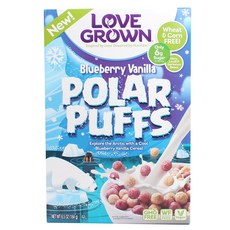 LOVE GROWN Polar Puff香脆泡芙球 香草藍莓口味, 1盒, 184g
