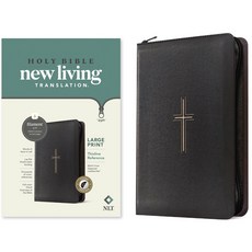 (英文圖書) NLT Large Print Thinline Reference Zipper Bible Filament Enabled (Leat... Imitation Leather, Tyndale House Publishers, 英文, 仿皮