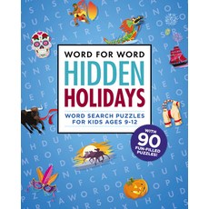 (英文圖書) Word for Word: Hidden Holidays: Fun and Festive Word Search Puzzles for Kids Ages 9-12 平裝版, Rockridge Press, 英文