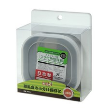 元氣寶寶 不鏽鋼食品保鮮盒 附蓋 日本製 方形 冷藏保鮮盒 副食品保鮮收納盒, 400ml