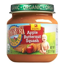 EARTH'S BEST 輔食果泥, 1罐, 胡桃南瓜口味