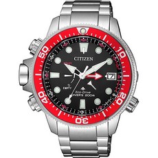 CITIZEN PROMASTER 潛水200米光動能腕錶 BN2039-59E 不鏽鋼錶帶 紅色外圈