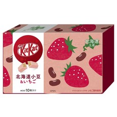 Nestle 雀巢 KitKat 日本北海道限定 KitKat奇巧巧克力 紅豆草莓風味, 1個, 120g