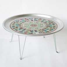 長壽 折疊式鋁製飯桌, 混合色