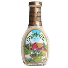 Organicville Non Dairy Ranch 敷料 素食 無麩質, 1個, 236毫升