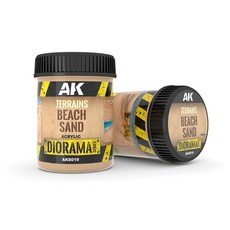 AK AK8019 沙灘 TERRAINS BEACH SAND 250ml 模型場景製作材料