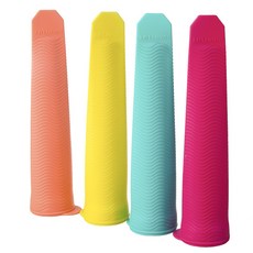 Sunny Life Ice Pole Mold 冰淇淋模具 5 x 4.5 x 19cm, 4件, 橙色,黃色,藍色,粉色