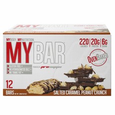 PROSUPPS My營養棒 鹹焦糖花生脆皮口味, 12入, 55g