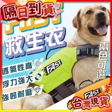 艾米FAST狗狗救生衣, 橘色, 綠色