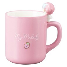 Sanrio 三麗鷗 角色造型杯緣陶瓷馬克杯, 1個, 我的旋律