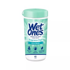 Wet Ones 溫和濕紙巾, 1個, 40張
