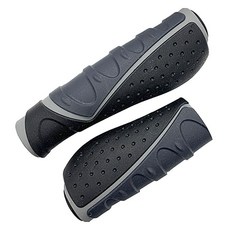 自行車握把 S+L, 1個, 黑色+灰色