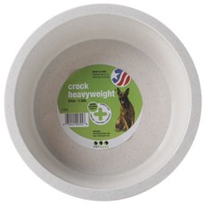 vanness Van Ness Croc Heavy Weight狗狗用塑膠餐具 1.54L, 1個, 白色
