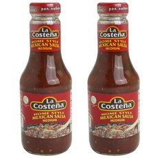 La Costena 家庭風格墨西哥莎莎中等, 2個, 475克