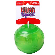 KONG 狗發聲玩具球 XL號, 1個, 綠