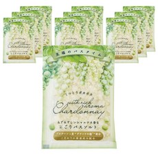 光滑保濕沐浴鹽 夏多內白葡萄香, 10個, 50g