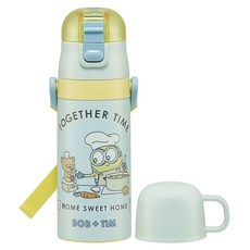 Skater 童用小小兵兩用保溫瓶, 1個, 薄荷綠 黃色