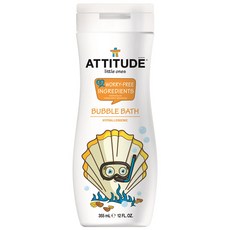 ATTITUDE 嬰兒泡泡沐浴乳, 1瓶, 355ml