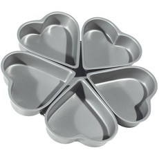 FOX RUN 首選無把手心形麵包領帶蛋糕領帶雪紡鍋, 1個