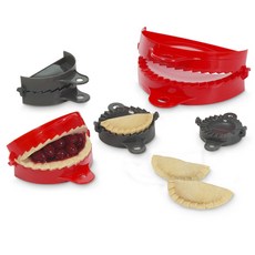 Starfrit Gourmet 麵糰壓模器 5件組, 1個, Red+Gray