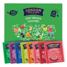LONDON F&H 芙賀茶 綜合花果茶組, 1盒, 80包, 2g