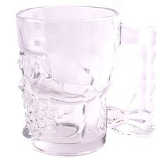 KIKKERLAND 骷髏啤酒斯坦啤酒杯, 1個