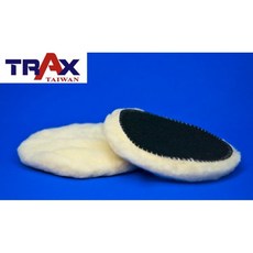 TRAX 羊毛輪 拋光羊毛輪 魔鬼氈黏扣盤專用 汽車美容拋光, 1個