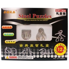 卓創玩具 智力鐵環魔術道具 一盒12款入