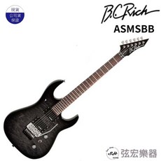B.C.RICH ASMSBB 大搖座黑色電吉他 現貨供應 電吉他 吉他, 詳見包裝