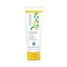 Andalou Naturals 向日葵和柑橘定型凝膠中等定型, 1個, 200ml