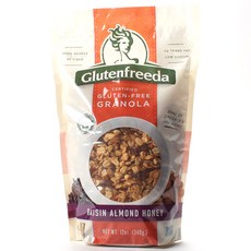 GLUTENFREEDA FOODS 無麩質格蘭諾拉麥片 葡萄乾杏仁蜂蜜口味, 1袋, 340g