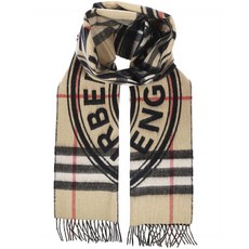 BURBERRY 巴寶莉 男士蒙太奇印花喀什米爾圍巾 8059391