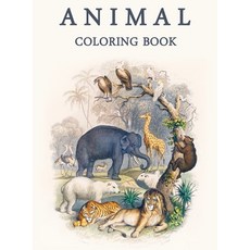 Animal coloring book: Stress Relieving Designs Animals Relaxing Coloring Pages for Animal Lovers 精裝版, Only1million Inc, 英文