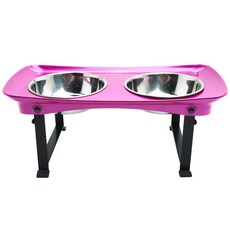 Zack & Zoey 寵物用塑膠餐盆 695ml, 1個, 粉色的