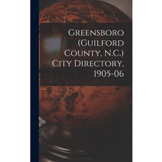(英文圖書) Greensboro (Guilford County N.C.) City Directory 1905-06 精裝版, Legare Street Press, 英文