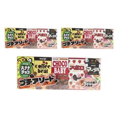 meiji 明治 綜合迷你巧克力組 5款入, 3個, 50g