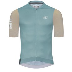 BAISKY百士奇自行車男款空力短車衣 對比藍綠 時尚自行車衣 騎行服