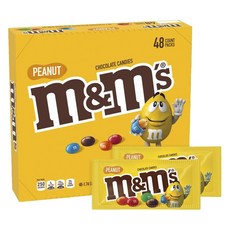 m&m's 花生巧克力糖, 48個, 49.3克