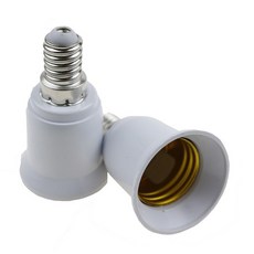 E14轉E27燈頭燈座轉接頭 LED燈泡轉換器 輕鬆更換燈泡, 1個