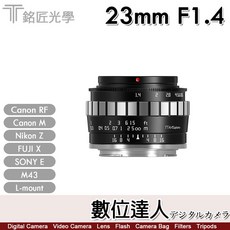 銘匠光學 TTArtisan 23mm F1.4 人像定焦鏡 APS-C 鏡頭 (公司貨 二年保固), SONY E接環