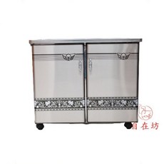 自在坊茶具 泡茶車 不鏽鋼茶車 白鐵茶車 單口爐 台灣製, 1個