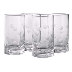 ARTLAND Polka Dot Highball Under Rock/Standard 酒杯 502.8ml, 4入