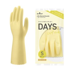 SHOWA Days防水橡膠手套, 1個, S, 含羞草黃